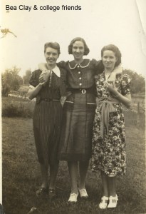 Bea Clay, Avis Cardin & Thelma Kelly