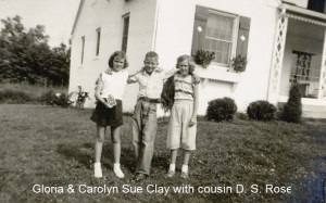 Gloria & Carolyn Sue Clay and D.S