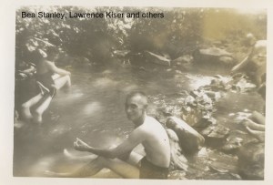 Lawrence at swimming hole
