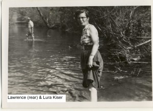 Lura at swimming hole